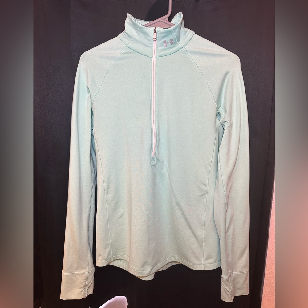 Under Armour Mint Quarter Zip. Women's Medium.